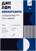 Диплом конкурсанта Ворлдскилс Тимашев И.Р.