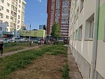 В общежитии № 4 БГМУ прошла тренировка по пожарной безопасности