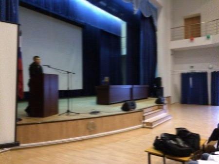 Cостоялась встреча студентов 1 курса лечебного и педиатрического факультетов БГМУ с сотрудником Центра по противодействию экстремизму МВД по РБ