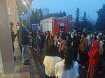 В студенческом общежитии БГМУ прошло очередное учебно-тренировочное занятие по эвакуации при пожаре 
