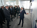 Заместитель председателя правительства России Дмитрий Чернышенко и Глава Башкирии Радий Хабиров произвели осмотр строительства Межвузовского студенческого кампуса