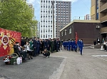 Ветеран Великой Отечественной Войны Асхат Мингазетдинов поздравил с Днем Победы ректора, сотрудников и студентов Университета