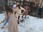 Студенты медицинского колледжа БГМУ приняли участие в субботнике