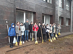 Студенты лечебного факультета БГМУ приняли участие в субботнике 