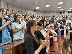 В Клинике БГМУ прошла торжественная оперативка, посвящённая 81-й годовщине Великой Победы