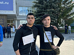 Студенты БГМУ приняли участие в межвузовской военно-спортивной эстафете, посвященной 80-летию Победы