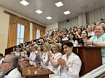 В Клинике БГМУ прошла торжественная оперативка, посвящённая 81-й годовщине Великой Победы