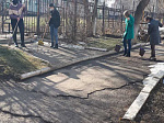 Студенты медицинского колледжа БГМУ приняли участие в субботнике