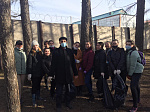 Студенты фармацевтического факультета БГМУ принимают активное участие в экологическом месячнике