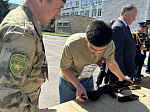 Студенты БГМУ приняли участие в межвузовской военно-спортивной эстафете, посвященной 80-летию Победы