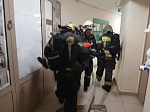 В студенческом общежитии БГМУ прошло очередное учебно-тренировочное занятие по эвакуации при пожаре 
