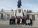 Торжественная церемония возложения цветов к памятнику генерал-майора героя России Минигали Шаймуратова