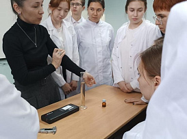 Ученики предуниверсария БГМУ посетили практические занятия в Университете