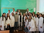Работа над художественным и документальным фильмами о «Первом медицинском институте в годы Великой Отечественной войны» началась с лекции по истории медицины