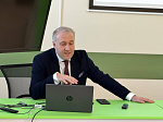 Professor of RUDN University German Kozyrev gave lectures for foreign students