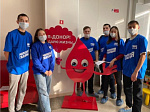 Volunteer students of the college took part in the charity event "Become a donor — save lives"