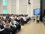 25 апреля 2024  в МАОУ «Лицей №21» г Уфа РБ сотрудником кафедры поликлинической и неотложной педиатрии совместно со студентами педиатрического факультета проведены занятия по профориентации «Я бы в медики пошел»